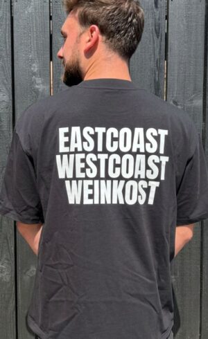 T-Shirt  - Schwarz "Weinkost"