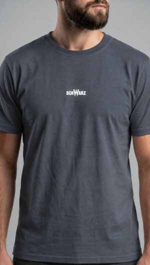 T-Shirt Schwarz Basic - GRAU -